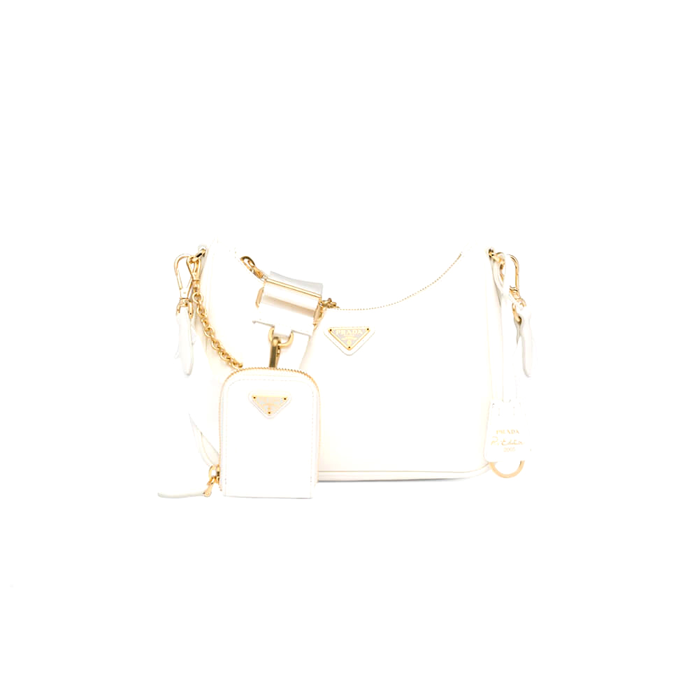 Pra*a re-edition 2005 saffiano leather bag