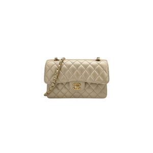 Ch*el mini flap with top handle