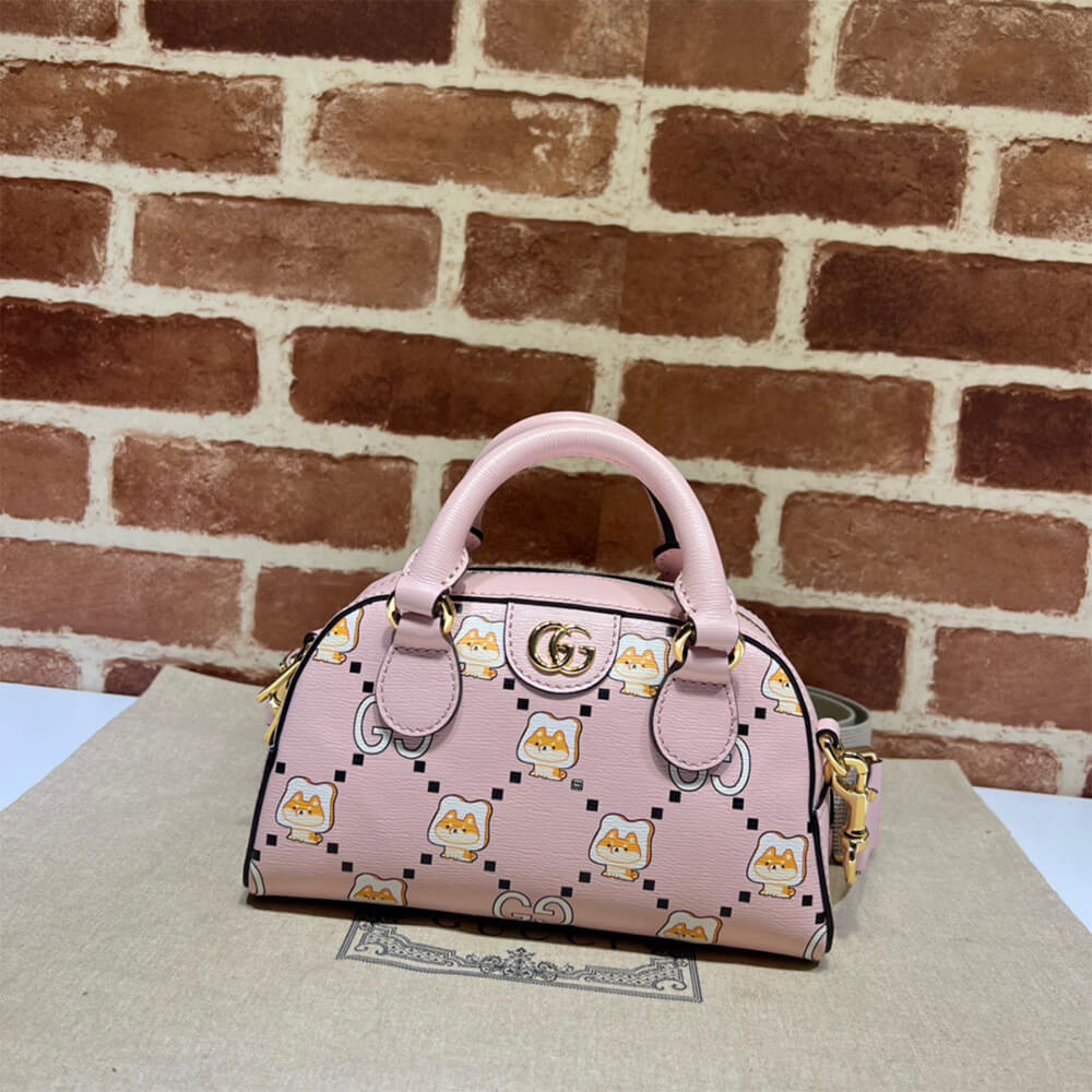 OPHIDIA GG ANIMAL PRINT MINI BAG