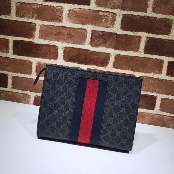 G*u*i gg black pouch