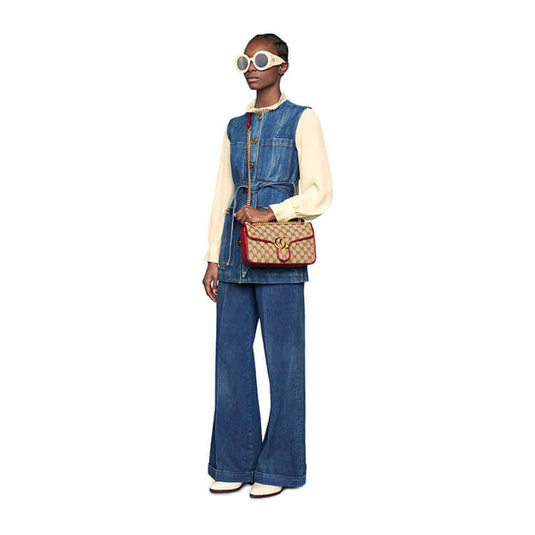 G*u*i gg marmont small shoulder bag