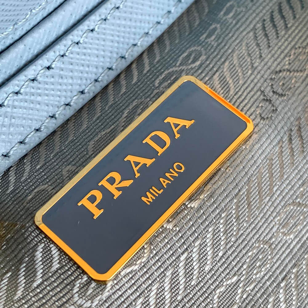Pra*a galleria saffiano leather mini-bag